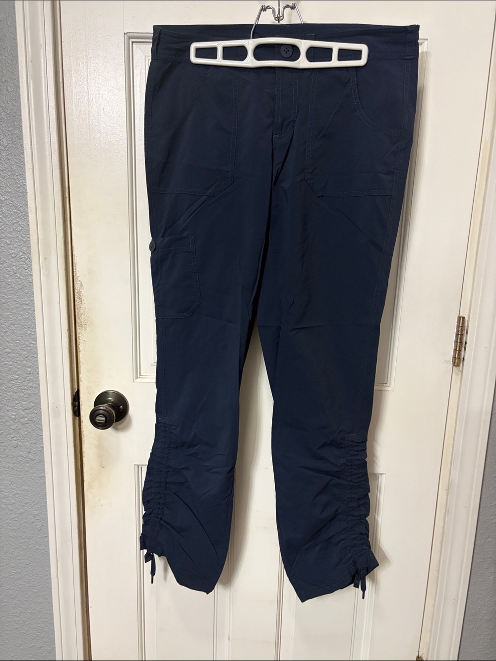 Navy North Face Drawstring Utility hiking Pants medium